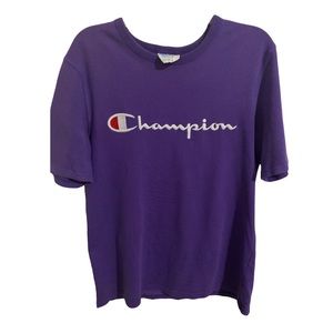 Purple champion shirt ☯️size medium